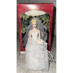 Hallmark 1997 Wedding Day Barbie  Keepsake Ornament #4 Collector's Series